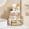 2-Tier Countertop Beauty Organizer — Amber