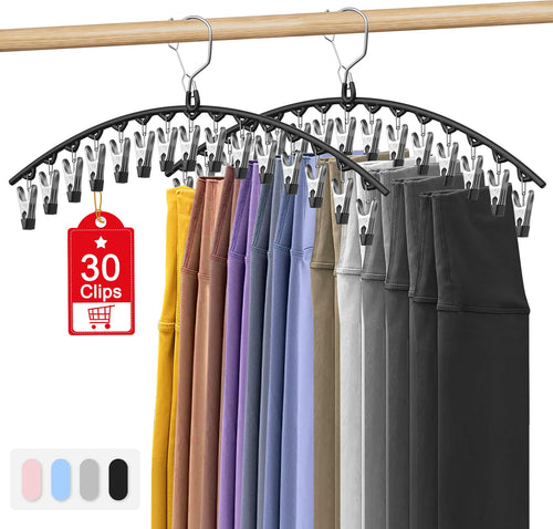 15-Clip Pants & Legging Hanger — 2 Pack