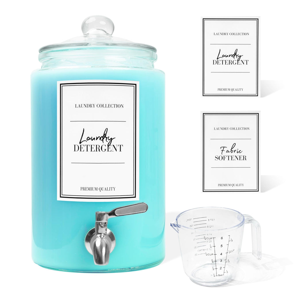 Glass Laundry Detergent Dispenser — 1 Gallon