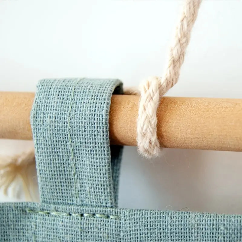 Cotton & Linen Over-Door Hanging Organizer