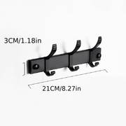 Multifunctional Wall-mounted Hanger with Hooks (1pc)