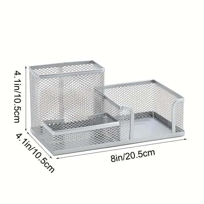 6-Piece Iron Mesh Desk Organizer Set