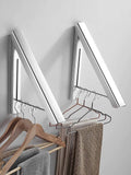 Wall-Mounted Folding Clothes Drying Rack — 2 Pack