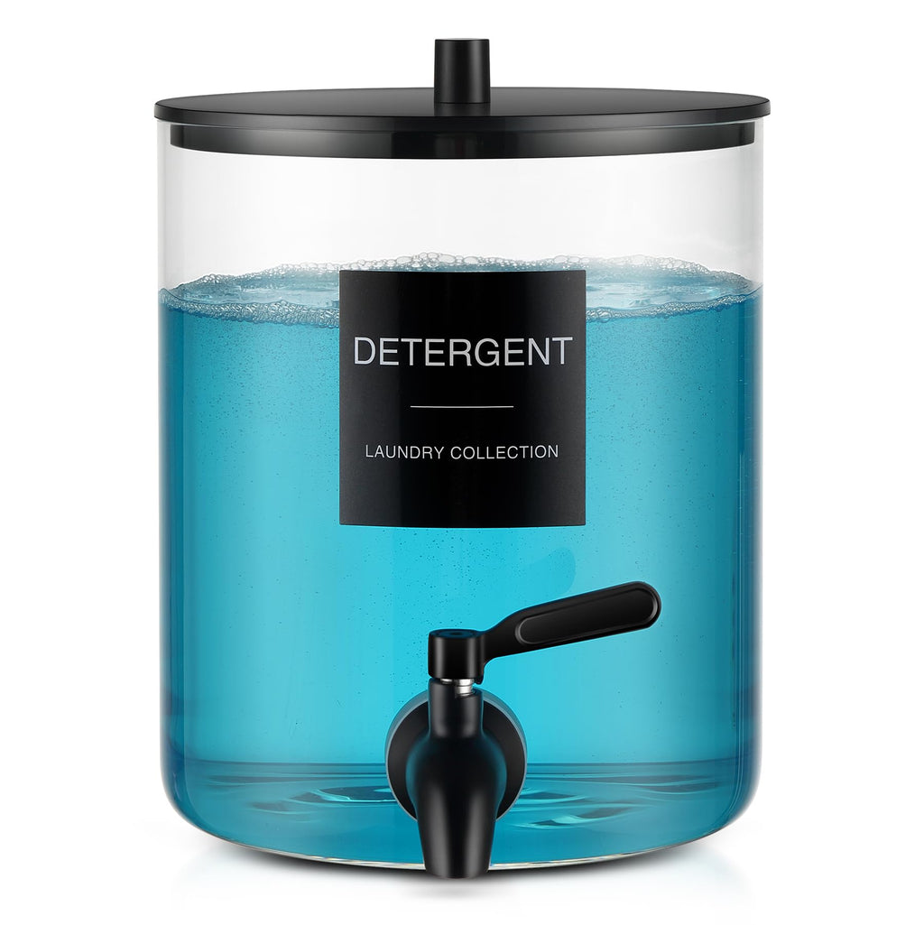 Glass Laundry Detergent Dispenser — 128oz