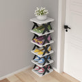 6-Tier Stackable Shoe Rack | Slim Vertical Organizer for Entryway & Closet