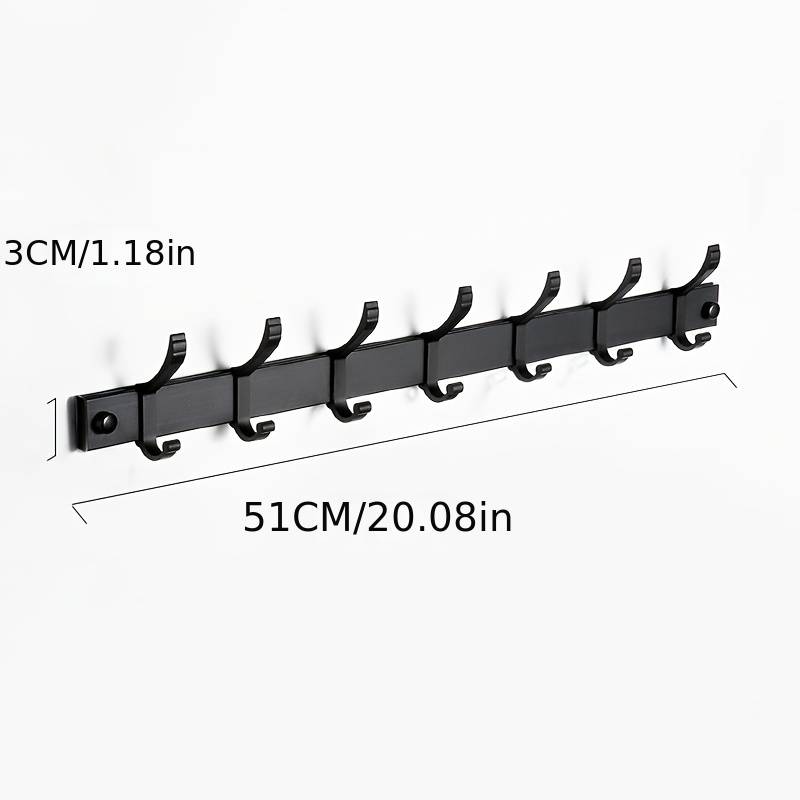 Multifunctional Wall-mounted Hanger with Hooks (1pc)