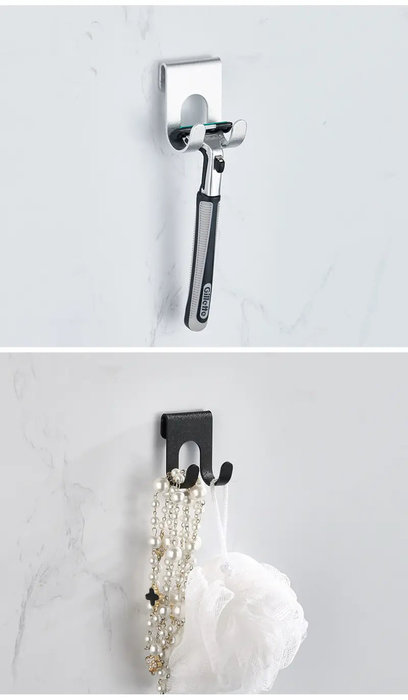 Aluminum Hook for Shower Glass Door and Towel Rack