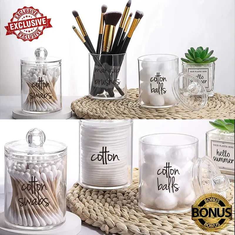 Waterproof Bathroom Organization Labels — 149 Piece Set