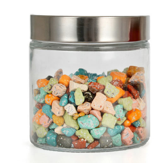 Airtight Glass Storage Jars with Lids — Food, Snacks & Tea (800ML–2100ML)