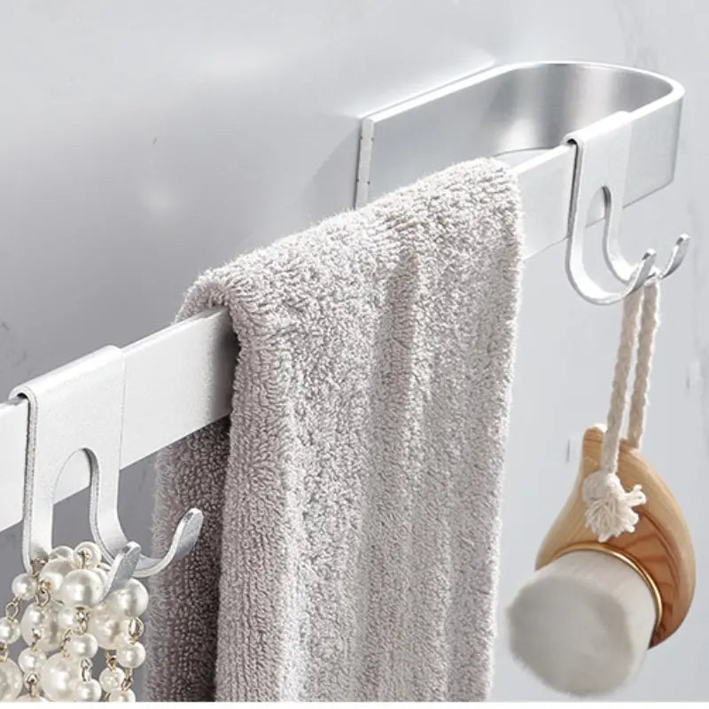 Aluminum Hook for Shower Glass Door and Towel Rack