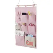Cotton & Linen Over-Door Hanging Organizer
