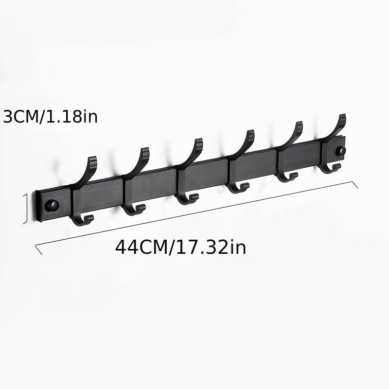 Multifunctional Wall-mounted Hanger with Hooks (1pc)