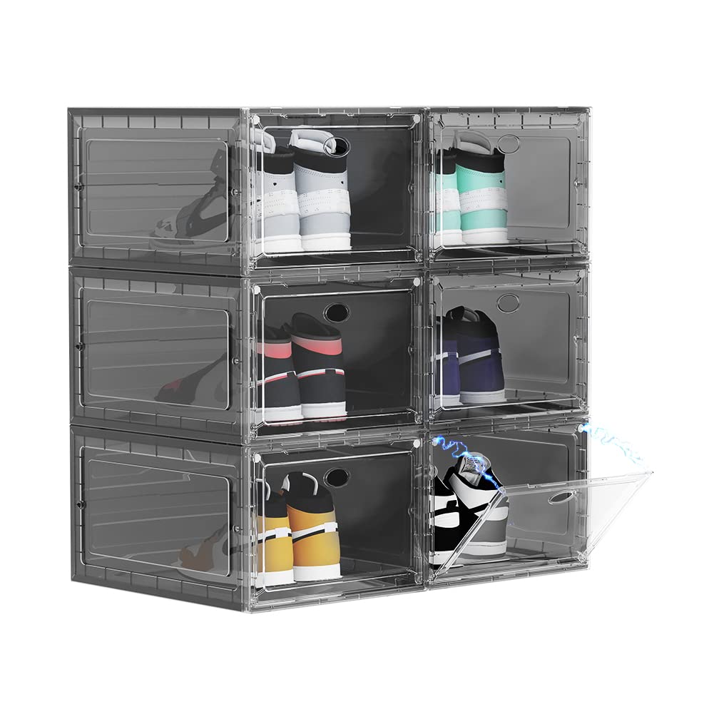 XXL Clear Sneaker Organizer — Set of 6