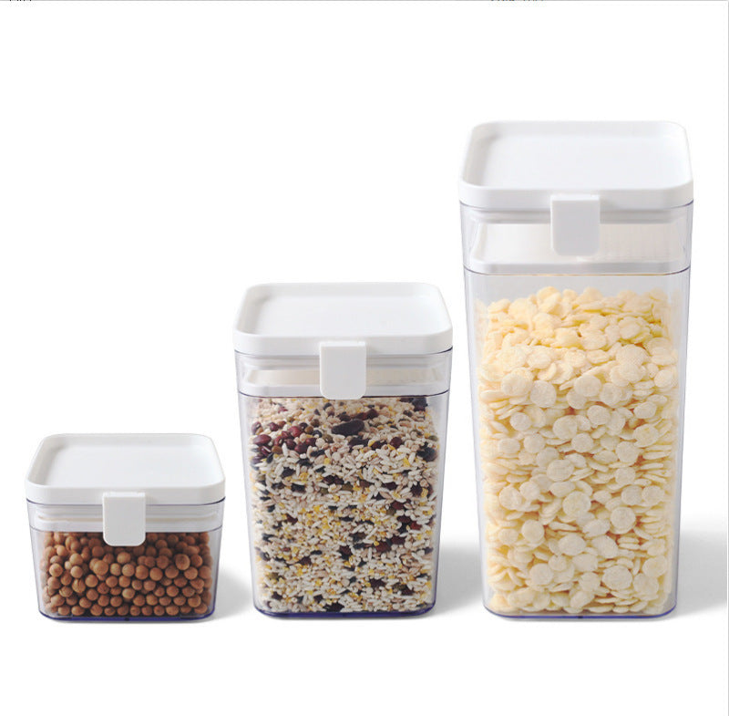 Airtight Kitchen Food Storage Containers — 500ML to 1600ML (Blue, Yellow & White)